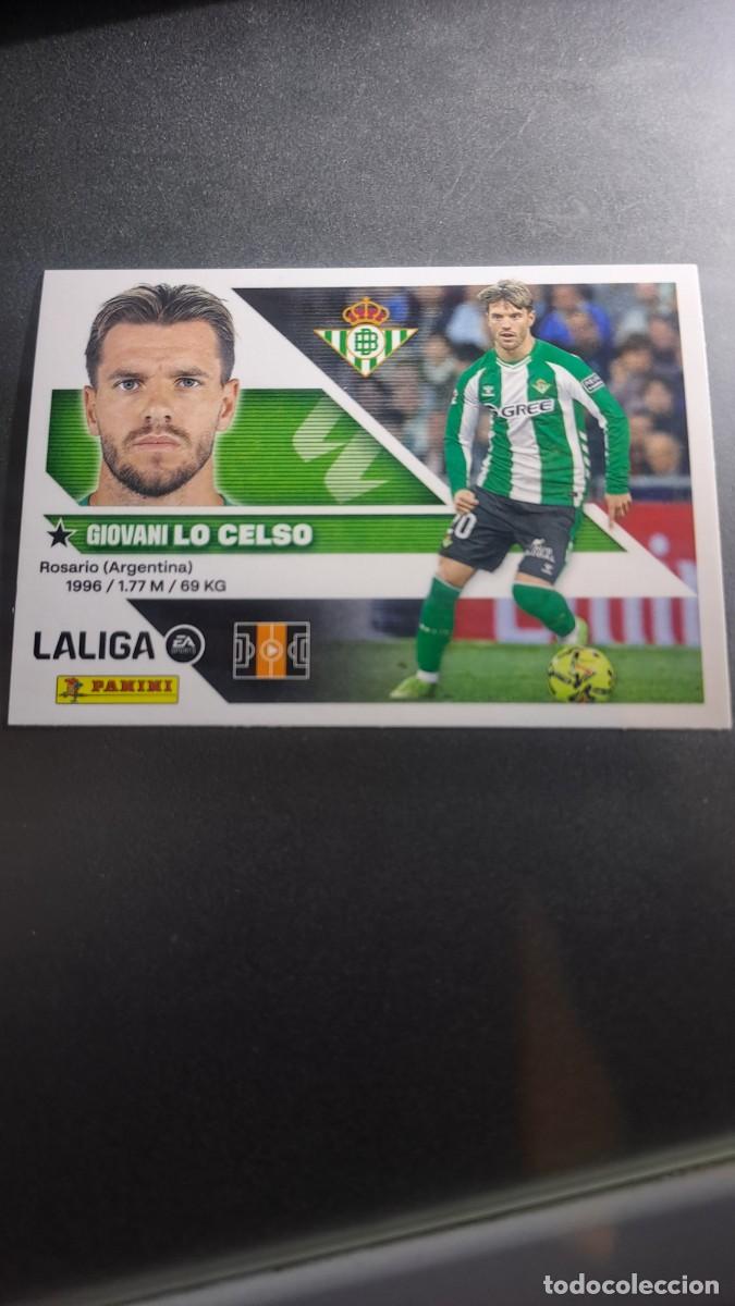Coleccionismo cromos antiguos: CROMO LO CELSO 14 BETIS LIGA 2026 2027 26 27 ESTE PANINI NUNCA PEGADO