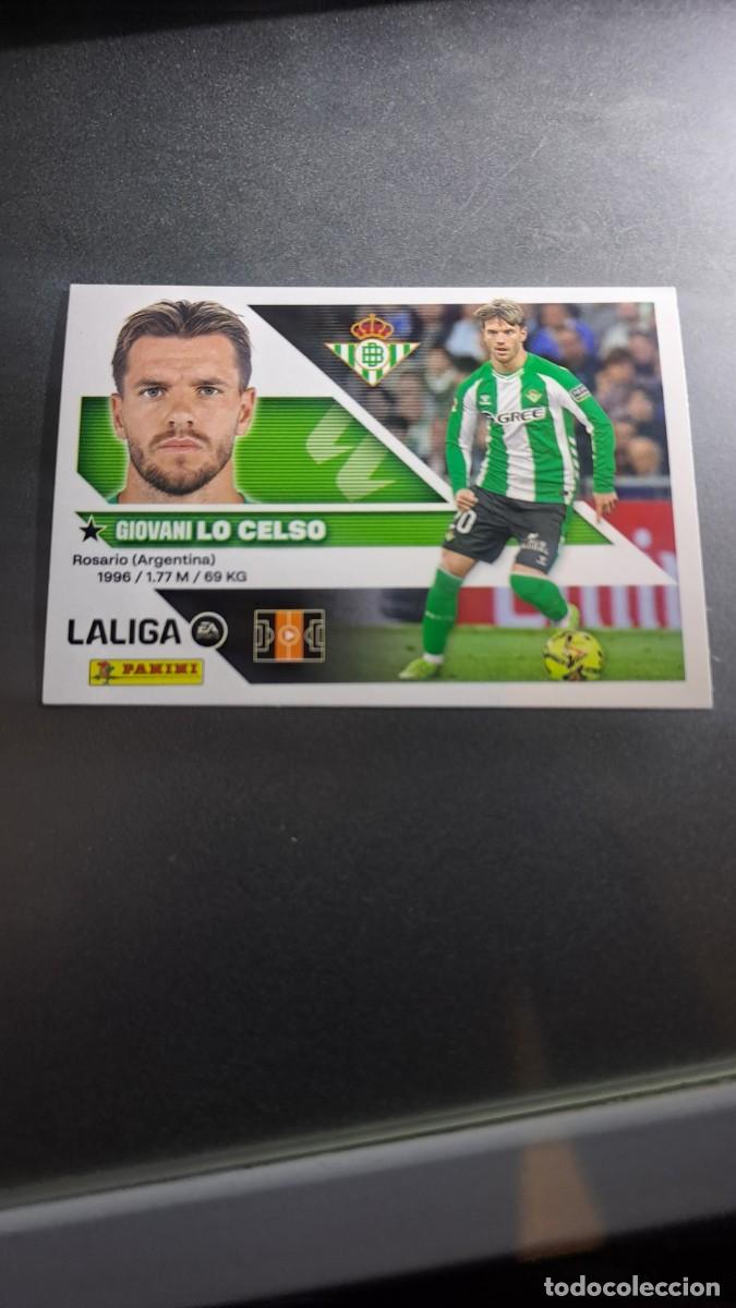 Coleccionismo cromos antiguos: CROMO LO CELSO 14 BETIS LIGA 2026 2027 26 27 ESTE PANINI NUNCA PEGADO