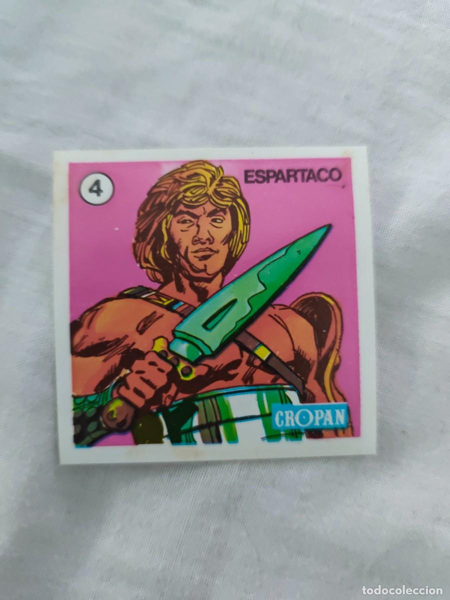 Coleccionismo cromos antiguos: CROMO LOS GRANDES GUERREROS TE HABLAN CROPAN NUMERO 4: ESPARTACO