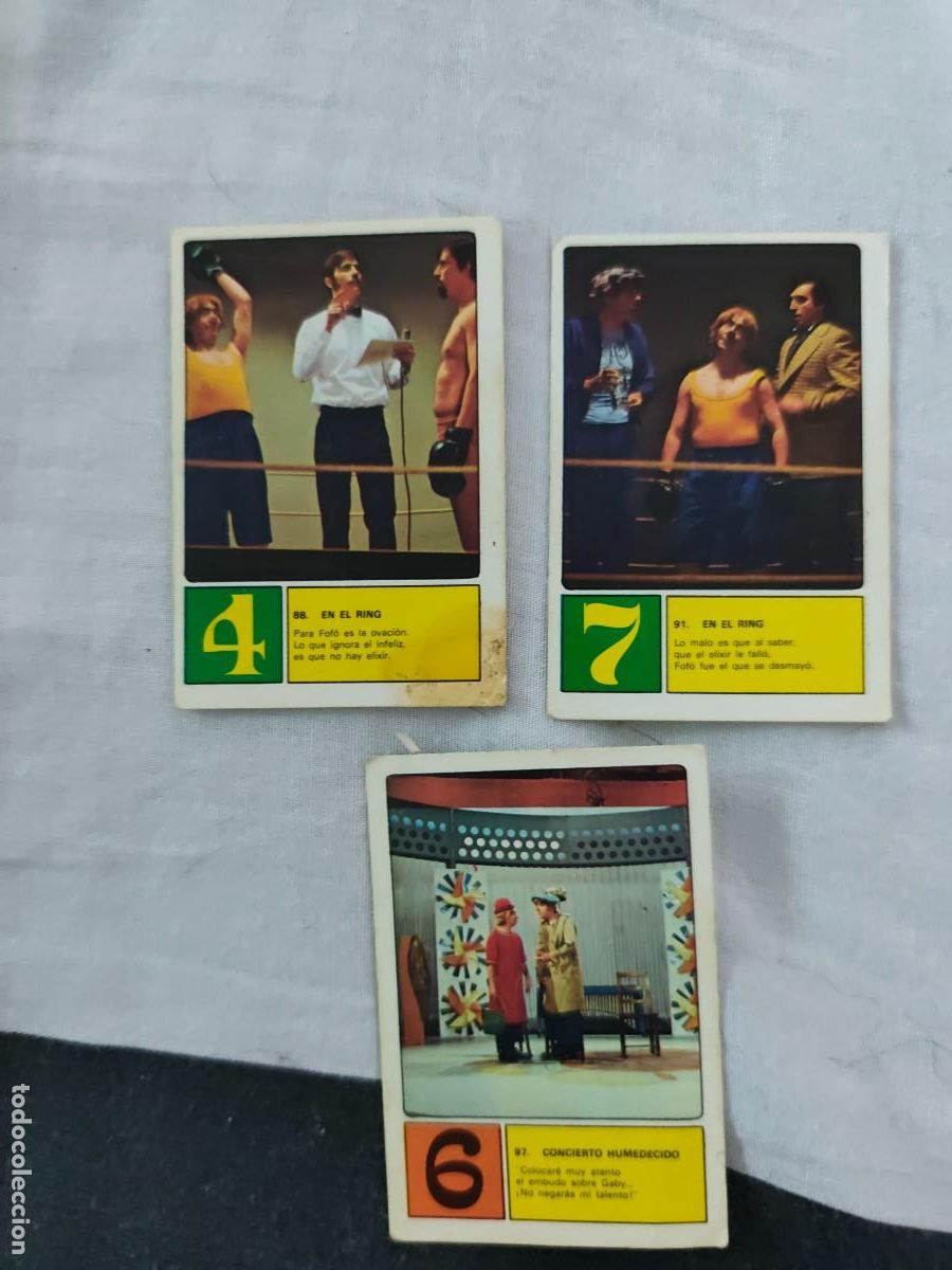 Coleccionismo cromos antiguos: 3 CROMOS Los payasos de la tele. Fher