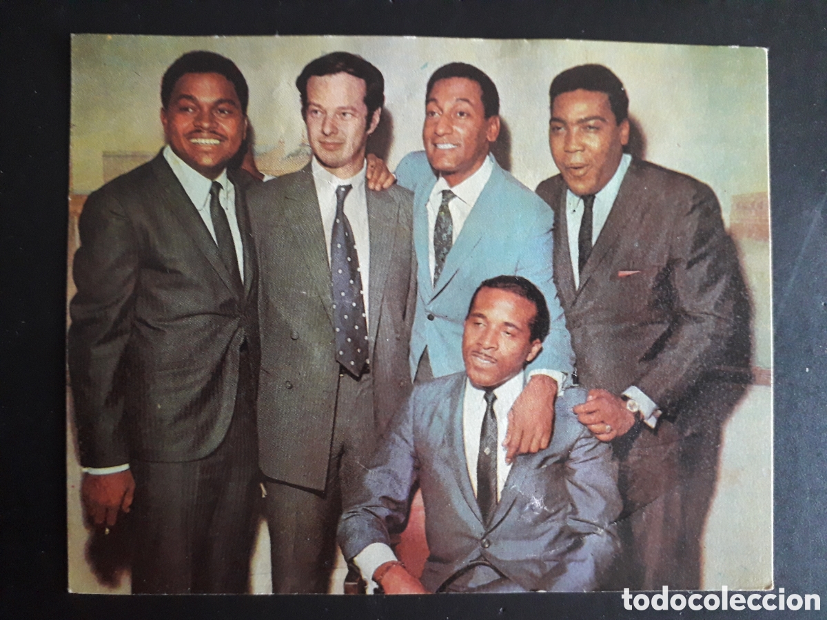 Coleccionismo cromos antiguos: FOUR TOPS N&deg; 67 CANTANTES Y CONJUNTOS ESTE 1967 DESPEGADO PEDIDO M&Iacute;NIMO 3&euro;