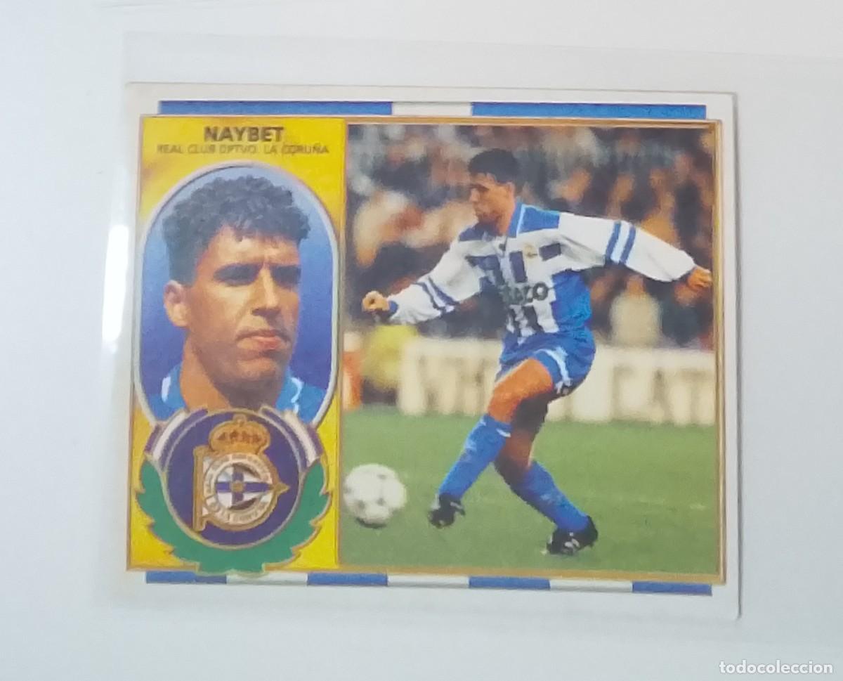 Coleccionismo cromos antiguos: Naybet deportivo la coru&ntilde;a 6 Liga este 96/97 sin pegar