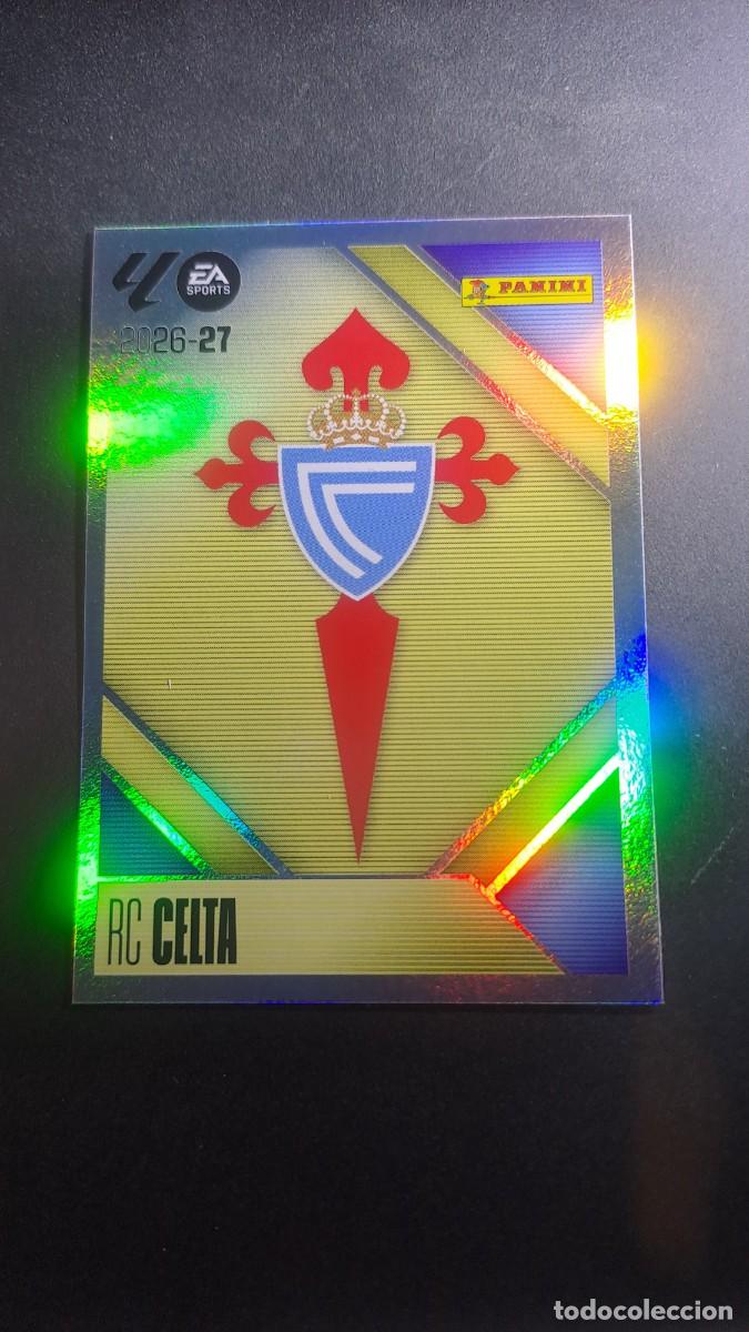 Coleccionismo cromos antiguos: CROMO ESCUDO CELTA DE VIGO 1 LIGA 2026 2027 26 27 ESTE PANINI NUNCA PEGADO