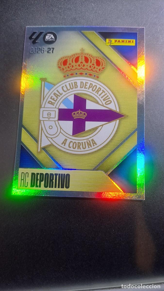 Coleccionismo cromos antiguos: CROMO ESCUDO DEPORTIVO DE LA CORU&Ntilde;A 1 LIGA 2026 2027 26 27 ESTE PANINI NUNCA PEGADO