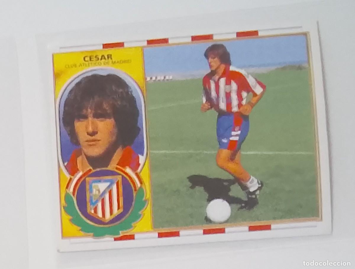 Coleccionismo cromos antiguos: Cesar atl&eacute;tico de Madrid fichajes 28 Liga este 96/97 sin pegar