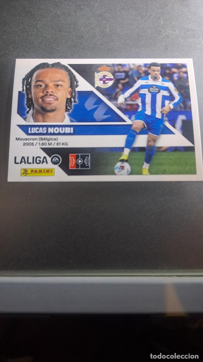 Coleccionismo cromos antiguos: CROMO NOUBI 7 DEPORTIVO DE LA CORU&Ntilde;A LIGA 2026 2027 26 27 ESTE PANINI NUNCA PEGADO