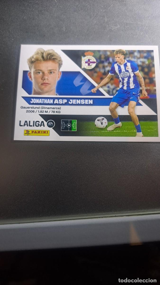 Coleccionismo cromos antiguos: CROMO ASP JENSEN 17 DEPORTIVO DE LA CORU&Ntilde;A LIGA 2026 2027 26 27 ESTE PANINI NUNCA PEGADO