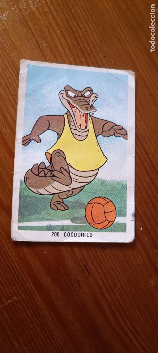 Coleccionismo cromos antiguos: CROMO ALBUM GALERIA DISNEY FHER (NUNCA PEGADO), N&ordm; 200 COCODRILO