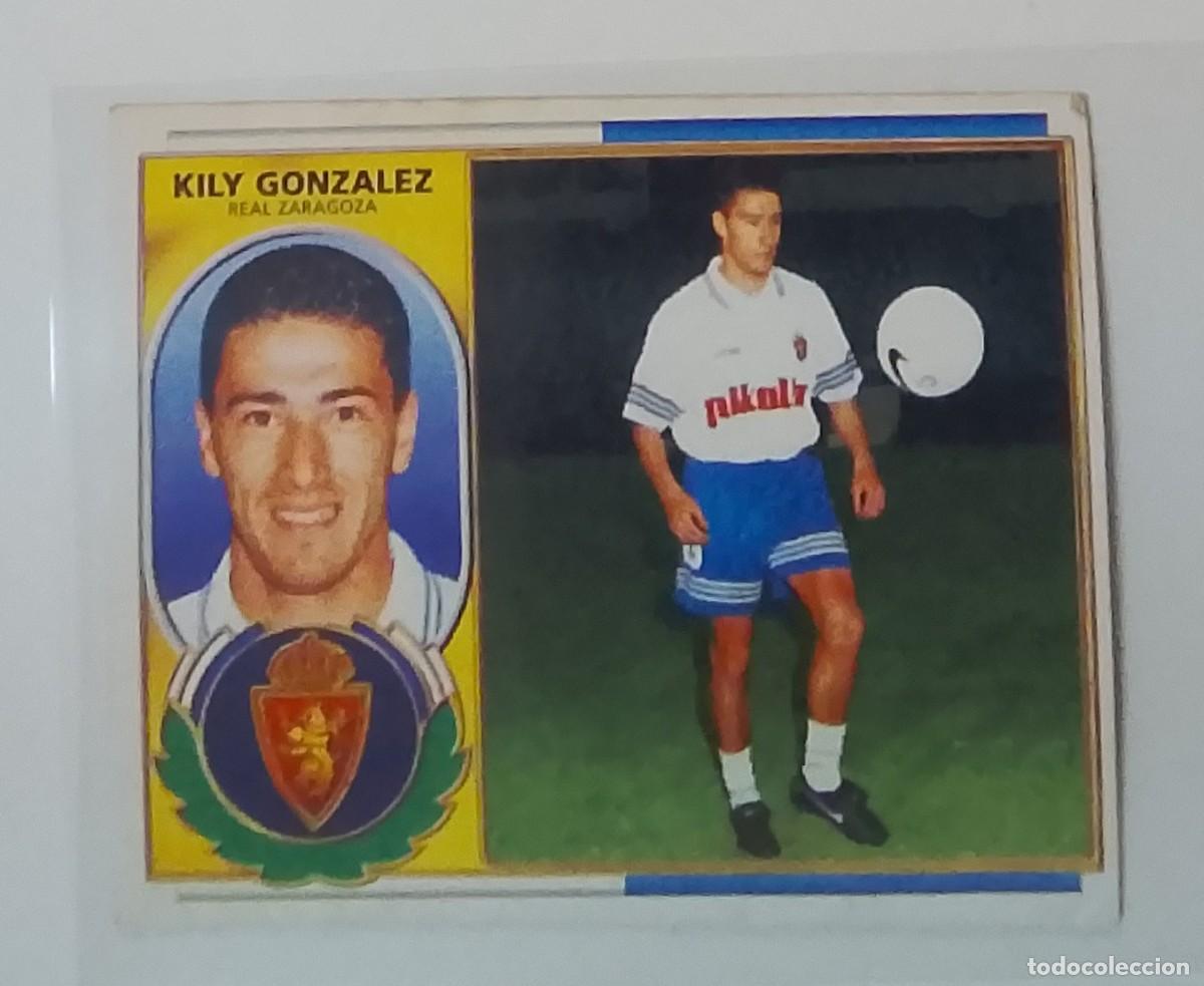 Coleccionismo cromos antiguos: Kily Gonz&aacute;lez Zaragoza coloca Liga este 96/97 sin pegar