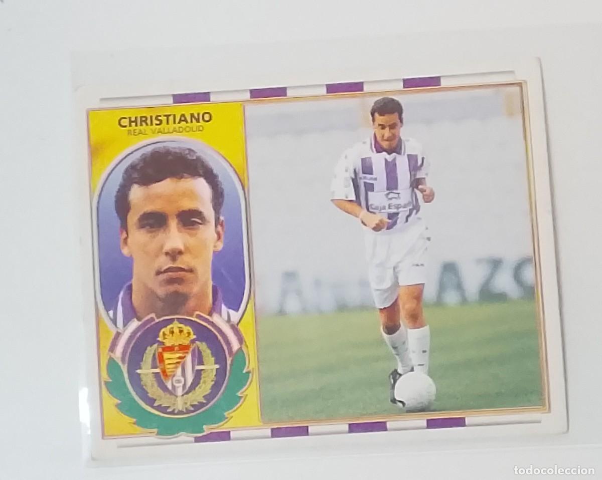Coleccionismo cromos antiguos: Christiano Valladolid coloca Liga este 96/97 sin pegar