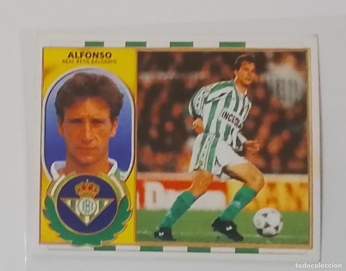 Coleccionismo cromos antiguos: Alfonso Betis coloca Liga este 96/97 sin pegar