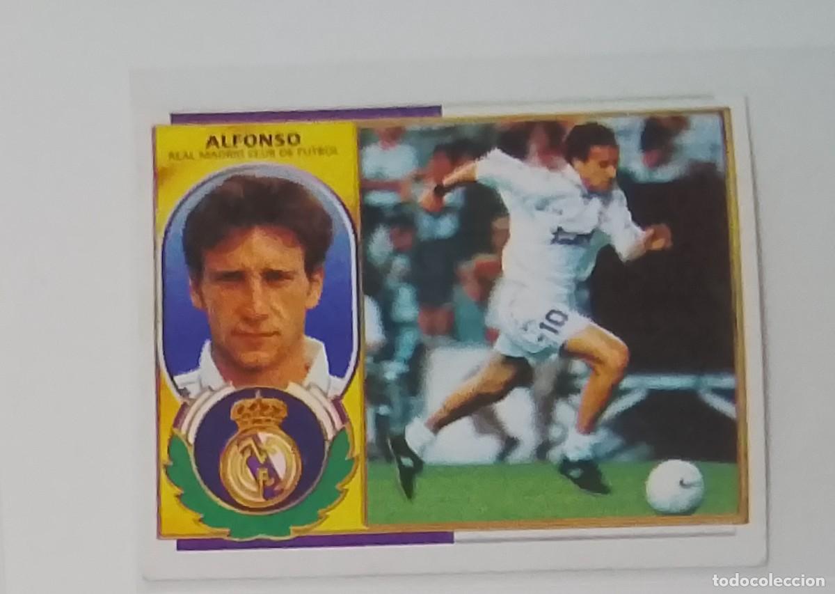 Coleccionismo cromos antiguos: Alfonso real madrid Liga este 96/97 sin pegar