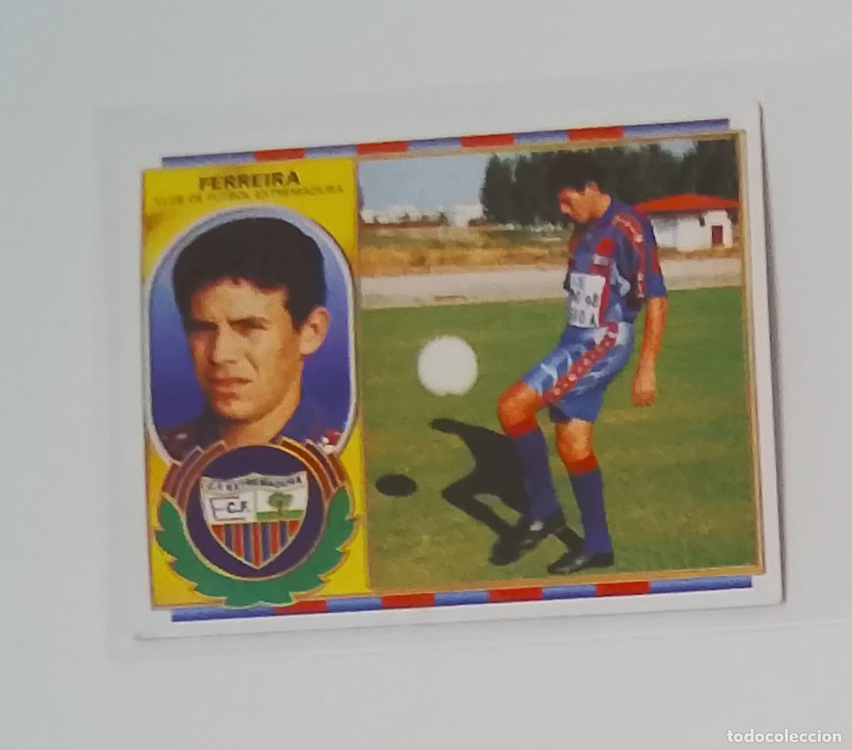 Coleccionismo cromos antiguos: Ferreira Extremadura fichajes 16 bis Liga este 96/97 sin pegar