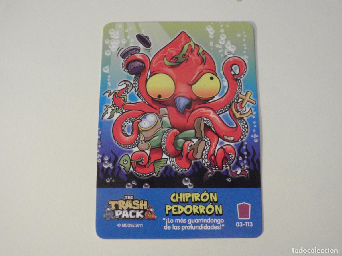 Coleccionismo cromos antiguos: Carta 03-113 CHIPIRON PEDORRON. Trading Card THE TRASH PACK, MOOSE 2011.