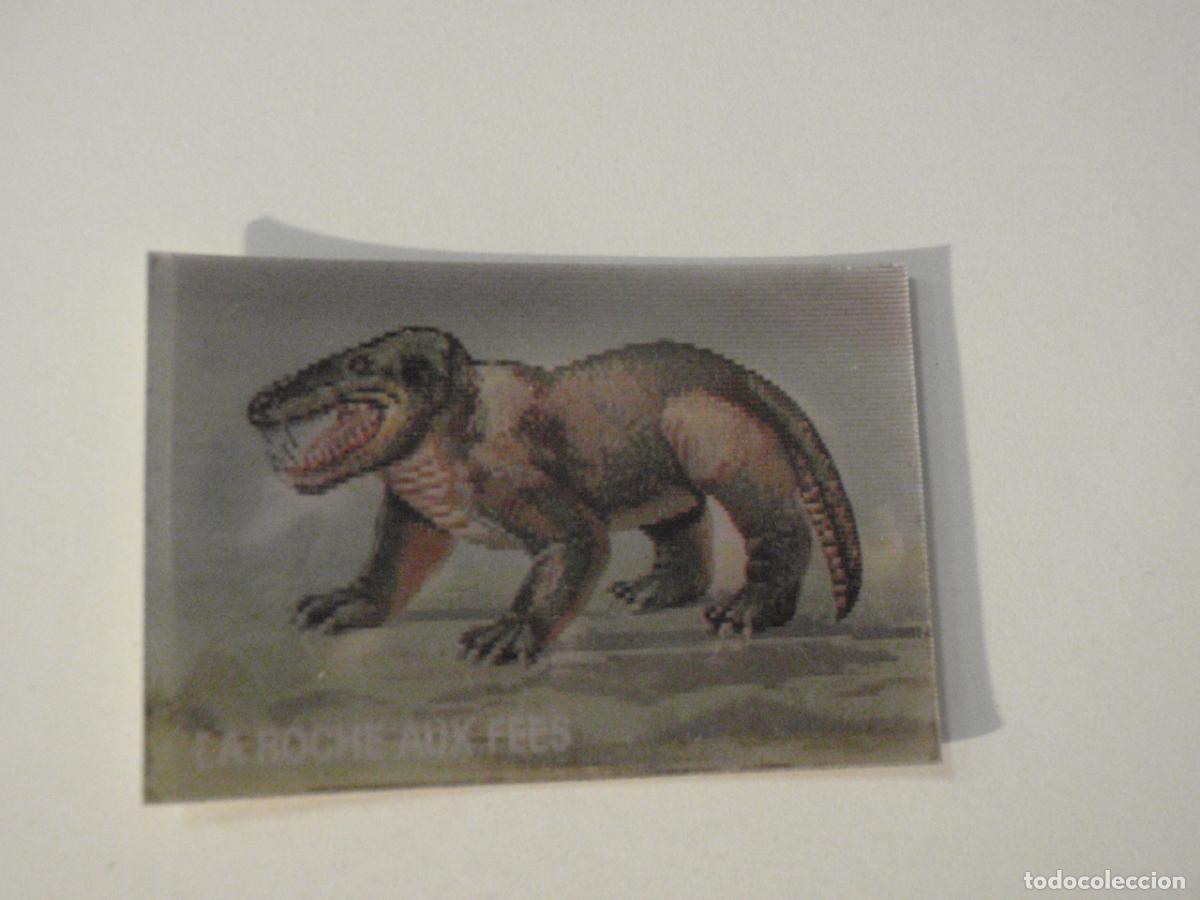 Coleccionismo cromos antiguos: Cromo lenticular 18 CYNOGNATHUS / PERRO - Los animales prehist&oacute;ricos y los de hoy en d&iacute;a 1976