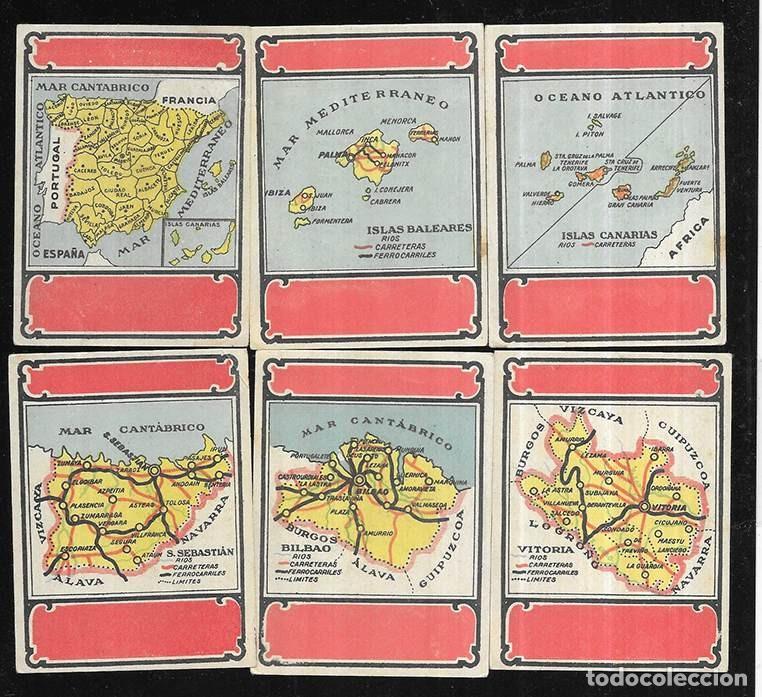 Coleccionismo cromos antiguos: Cromo; Provincias de Espa&ntilde;a. Col. de 50 . falta Teruel. Sin Publicidad