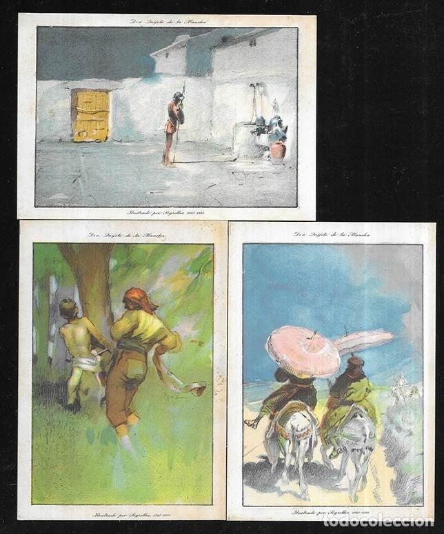 Coleccionismo cromos antiguos: Cromo.Don Quijote de la Mancha. N&ordm;s sueltos Ilust. Segrelles 1928-1934 Amatller.
