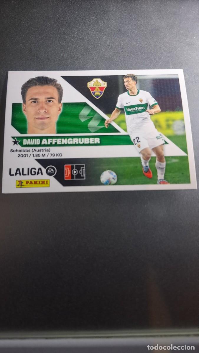Coleccionismo cromos antiguos: CROMO AFFENGRUBER 8 ELCHE LIGA 2026 2027 26 27 ESTE PANINI NUNCA PEGADO