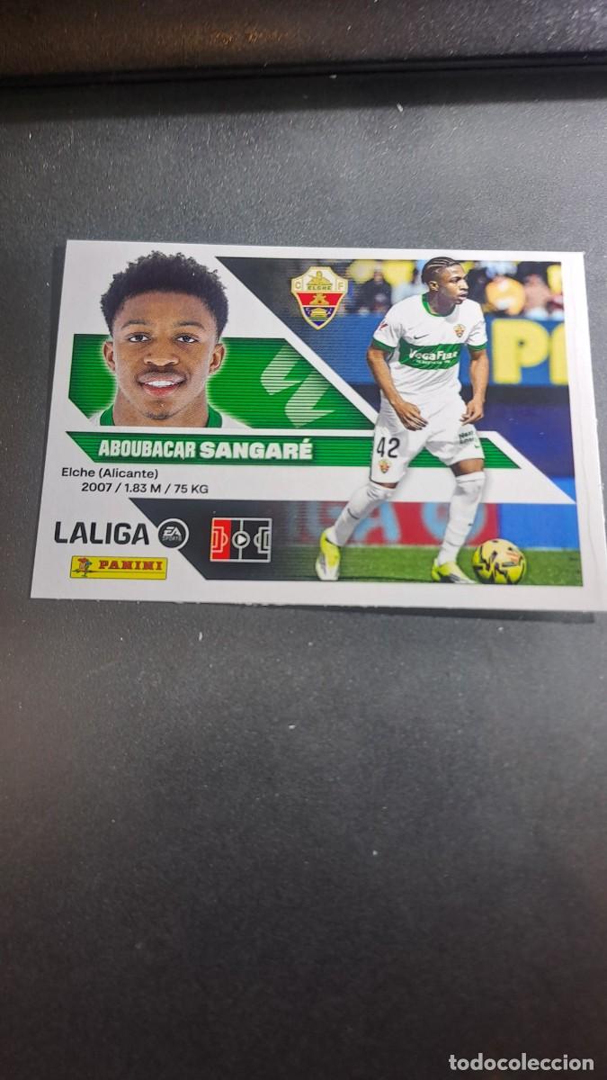 Coleccionismo cromos antiguos: CROMO SANGARE 9B 9 B ELCHE LIGA 2026 2027 26 27 ESTE PANINI NUNCA PEGADO