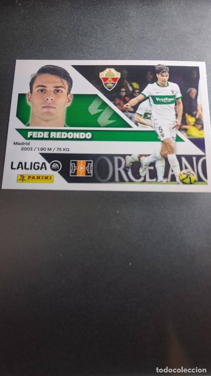 Coleccionismo cromos antiguos: CROMO FEDE REDONDO 13A 13 A ELCHE LIGA 2026 2027 26 27 ESTE PANINI NUNCA PEGADO