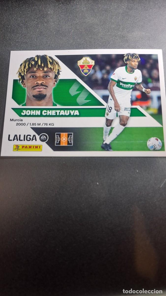 Coleccionismo cromos antiguos: CROMO JOHN CHETAUYA 13B 13 B ELCHE LIGA 2026 2027 26 27 ESTE PANINI NUNCA PEGADO