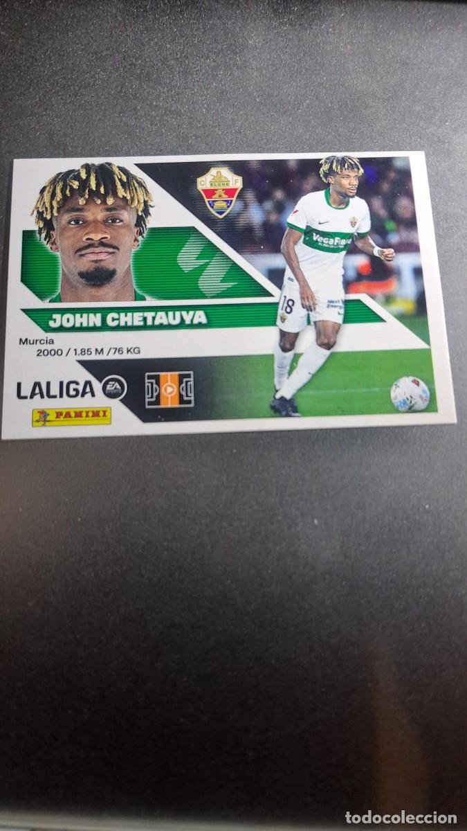 Coleccionismo cromos antiguos: CROMO JOHN CHETAUYA 13B 13 B ELCHE LIGA 2026 2027 26 27 ESTE PANINI NUNCA PEGADO