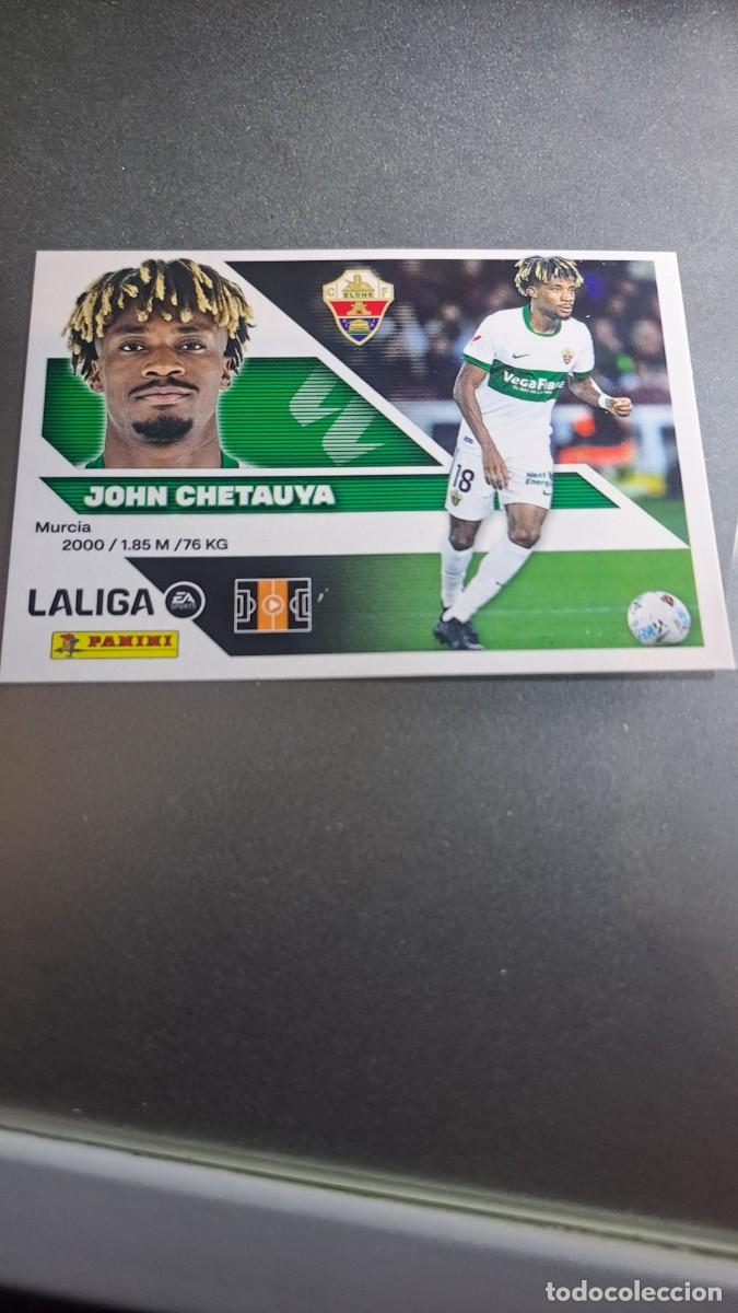 Coleccionismo cromos antiguos: CROMO JOHN CHETAUYA 13B 13 B ELCHE LIGA 2026 2027 26 27 ESTE PANINI NUNCA PEGADO