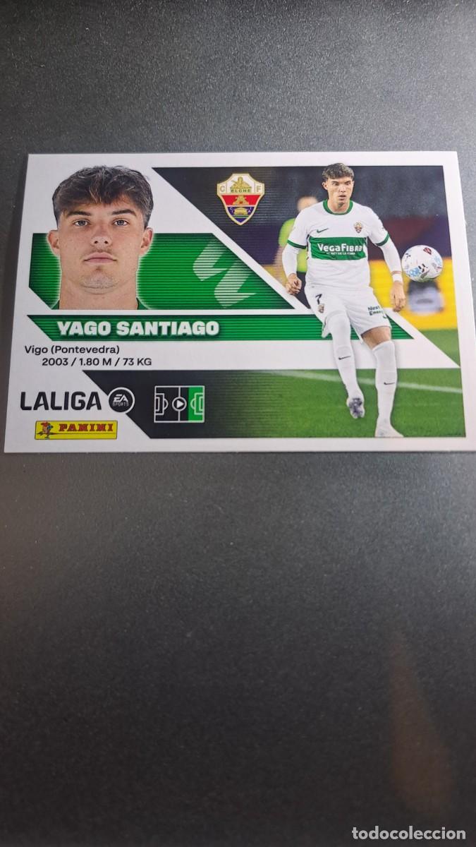 Coleccionismo cromos antiguos: CROMO YAGO SANTIAGO 20 ELCHE LIGA 2026 2027 26 27 ESTE PANINI NUNCA PEGADO