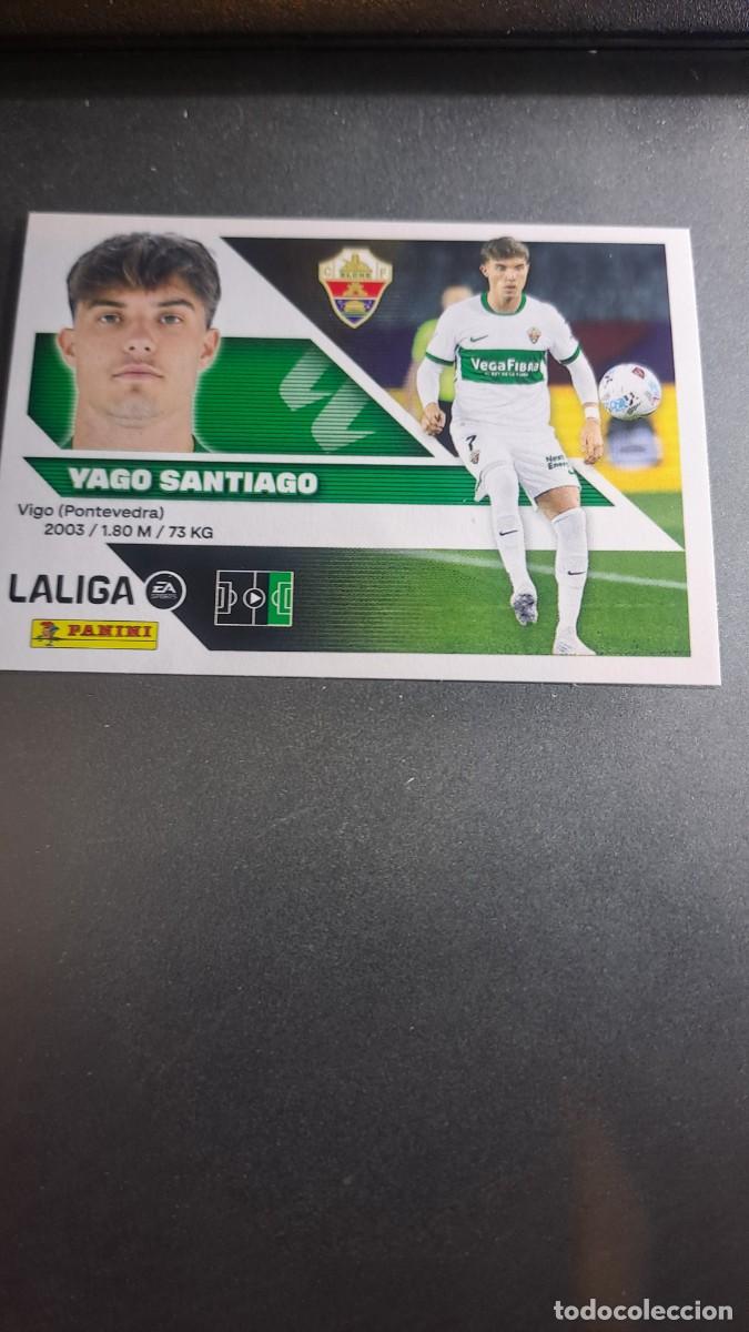 Coleccionismo cromos antiguos: CROMO YAGO SANTIAGO 20 ELCHE LIGA 2026 2027 26 27 ESTE PANINI NUNCA PEGADO