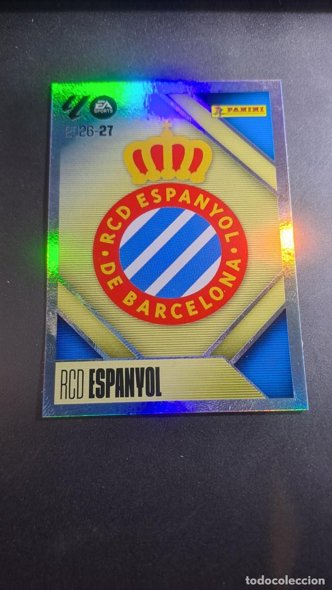 Coleccionismo cromos antiguos: CROMO ESCUDO ESPANYOL 1 LIGA 2026 2027 26 27 ESTE PANINI NUNCA PEGADO