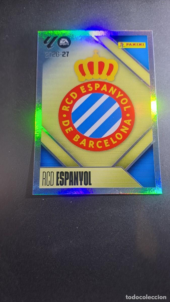 Coleccionismo cromos antiguos: CROMO ESCUDO ESPANYOL 1 LIGA 2026 2027 26 27 ESTE PANINI NUNCA PEGADO