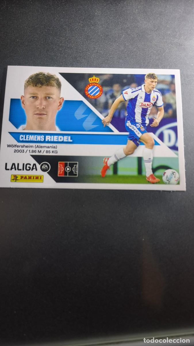 Coleccionismo cromos antiguos: CROMO RIEDEL 7 ESPANYOL LIGA 2026 2027 26 27 ESTE PANINI NUNCA PEGADO