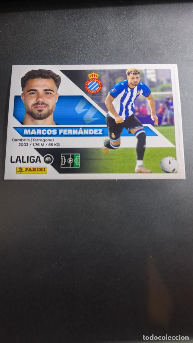 Coleccionismo cromos antiguos: CROMO MARCOS FERNANDEZ 15 ESPANYOL LIGA 2026 2027 26 27 ESTE PANINI NUNCA PEGADO