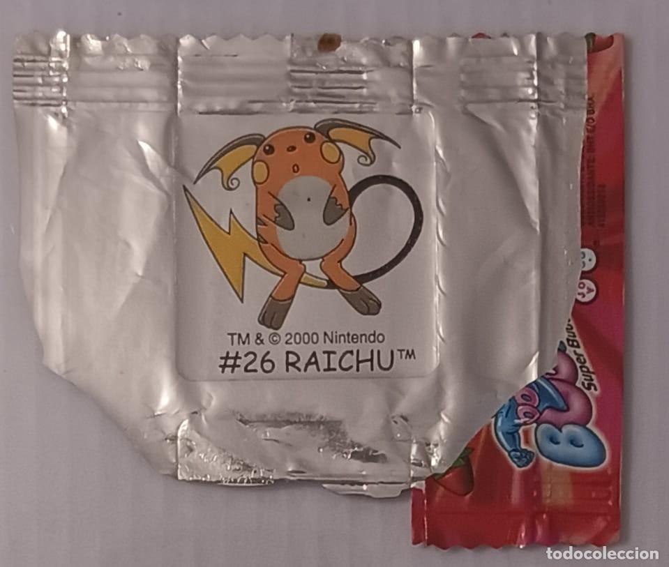 Coleccionismo cromos antiguos: CROMO SERIE POKEMON RAICHU PROMOCION BOOMER NO MATUTANO NO PANRICO NO CROPAN BIMBO NO PHOSKITOS