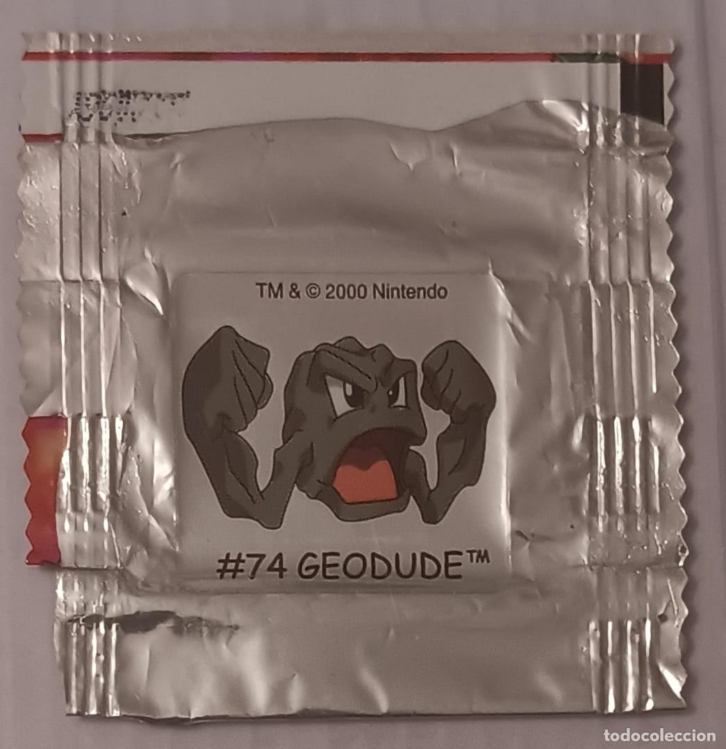 Coleccionismo cromos antiguos: CROMO SERIE POKEMON GEODUDE PROMOCION BOOMER NO MATUTANO NO PANRICO NO CROPAN BIMBO NO PHOSKITOS