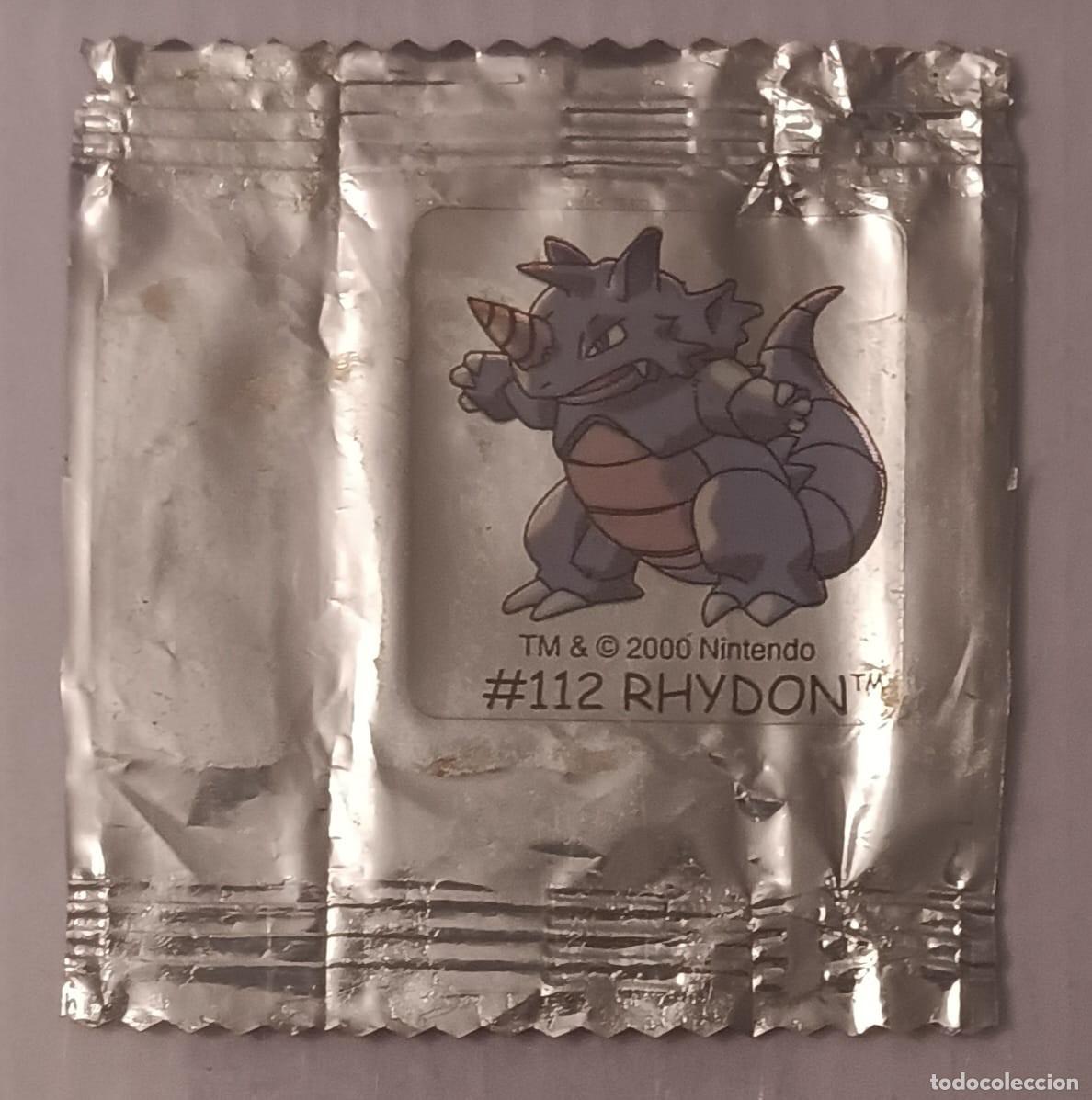 Coleccionismo cromos antiguos: CROMO SERIE POKEMON RHYDON PROMOCION BOOMER NO MATUTANO NO PANRICO NO CROPAN BIMBO NO PHOSKITOS