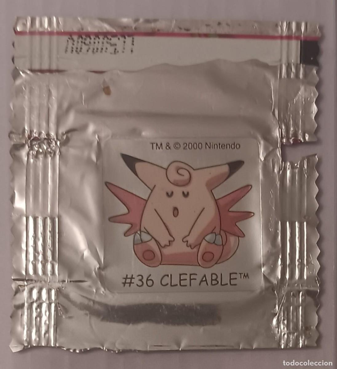 Coleccionismo cromos antiguos: CROMO SERIE POKEMON CLEFABLE PROMOCION BOOMER NO MATUTANO NO PANRICO NO CROPAN BIMBO NO PHOSKITOS