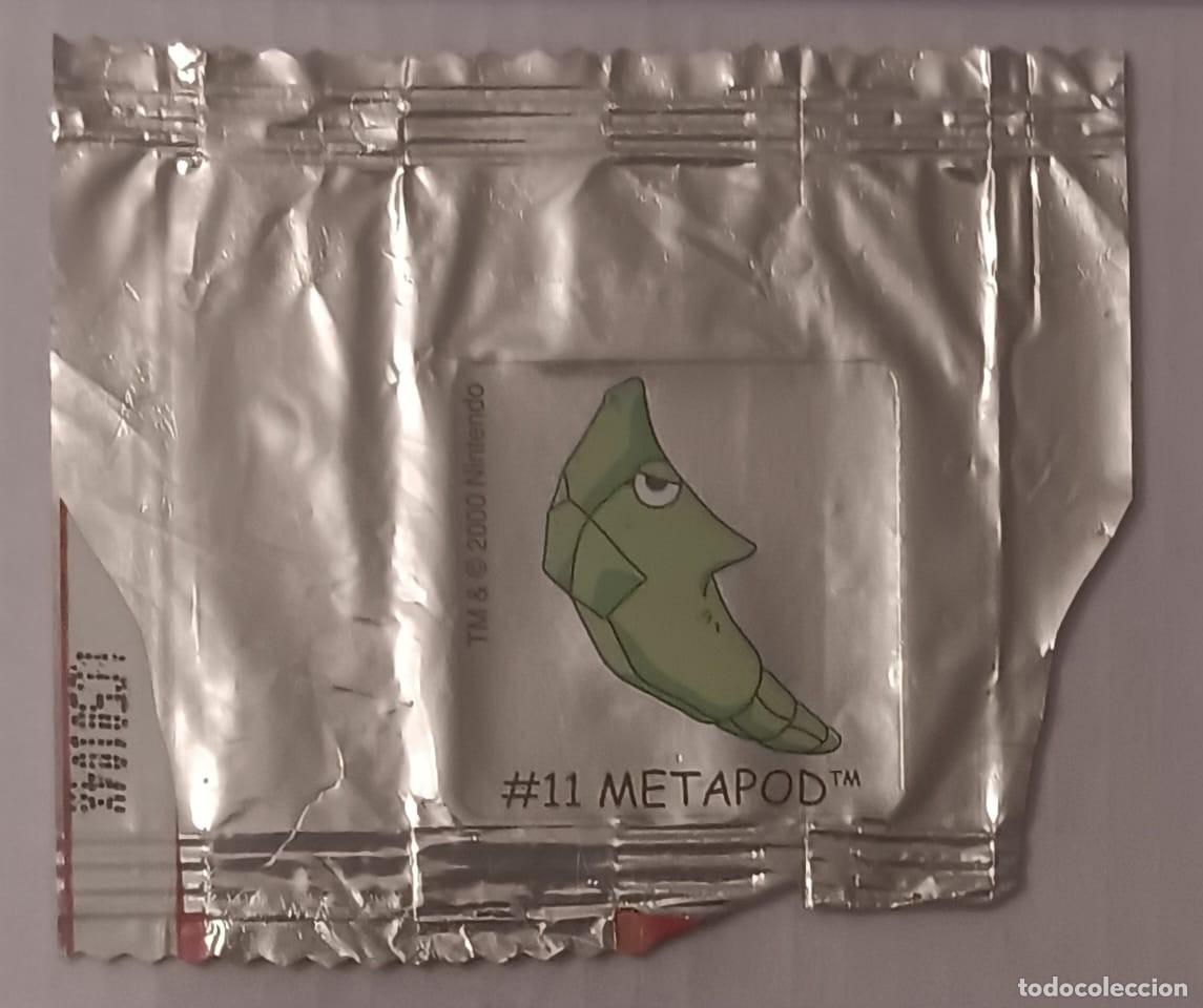 Coleccionismo cromos antiguos: CROMO SERIE POKEMON METAPOD PROMOCION BOOMER NO MATUTANO NO PANRICO NO CROPAN BIMBO NO PHOSKITOS