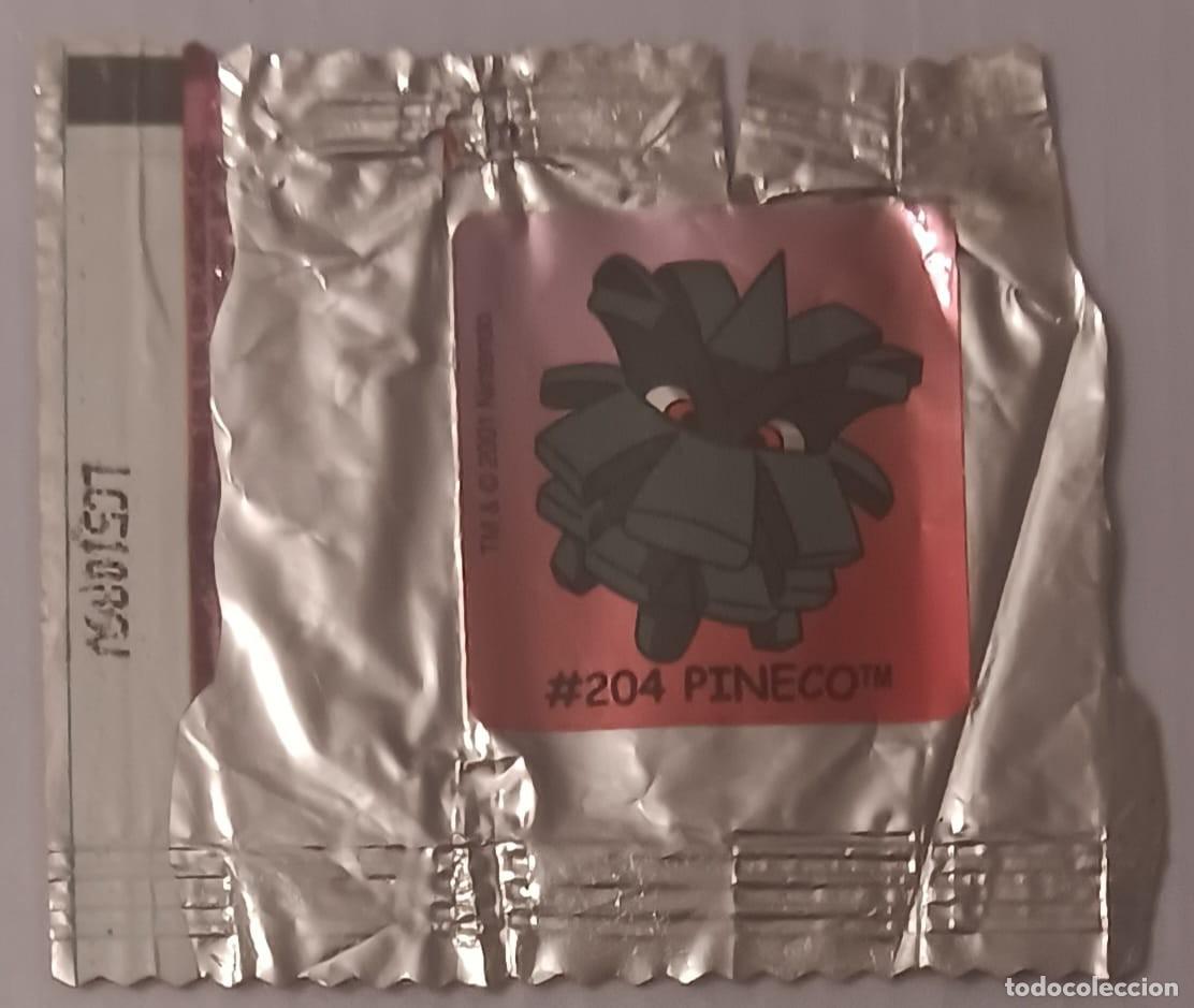 Coleccionismo cromos antiguos: CROMO SERIE POKEMON PINECO PROMOCION BOOMER NO MATUTANO NO PANRICO NO CROPAN BIMBO NO PHOSKITOS