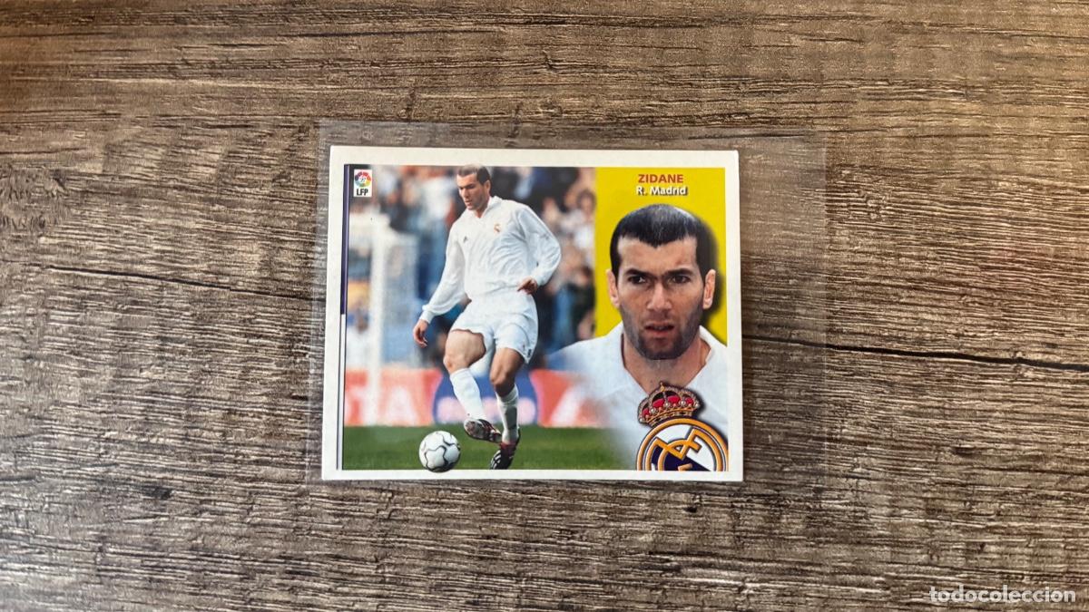Coleccionismo cromos antiguos: Cromo Zidane Real Madrid - Temporada 2002/03 Sin pegar