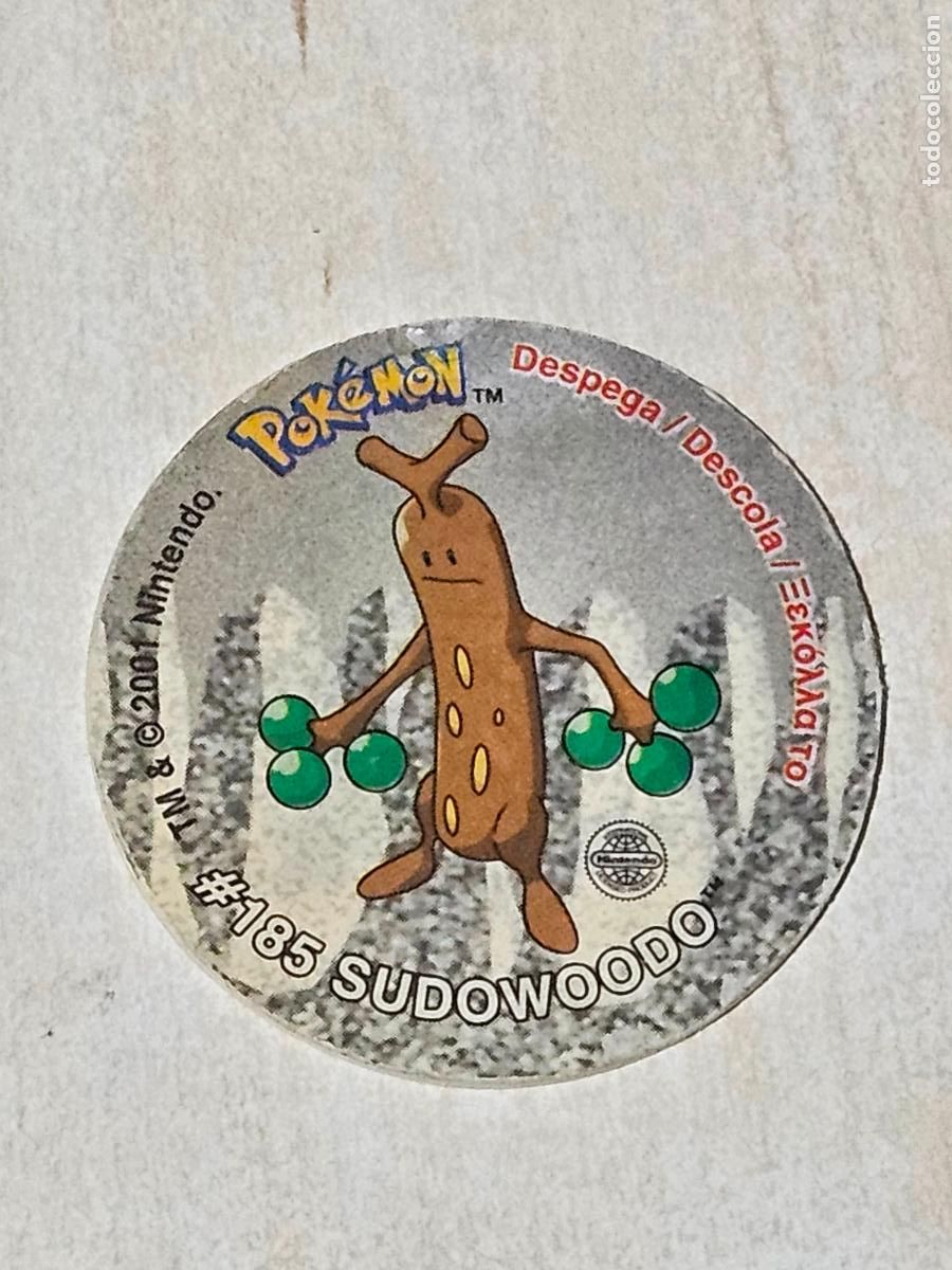 Collezionismo Figurine antiche: TAZO 185 SUDOWOODO - POKEMON STICKER TAZOS - CON PEGATINA