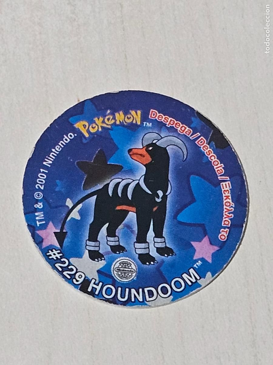 Collezionismo Figurine antiche: TAZO 229 HOUNDOOM - POKEMON STICKER TAZOS - CON PEGATINA