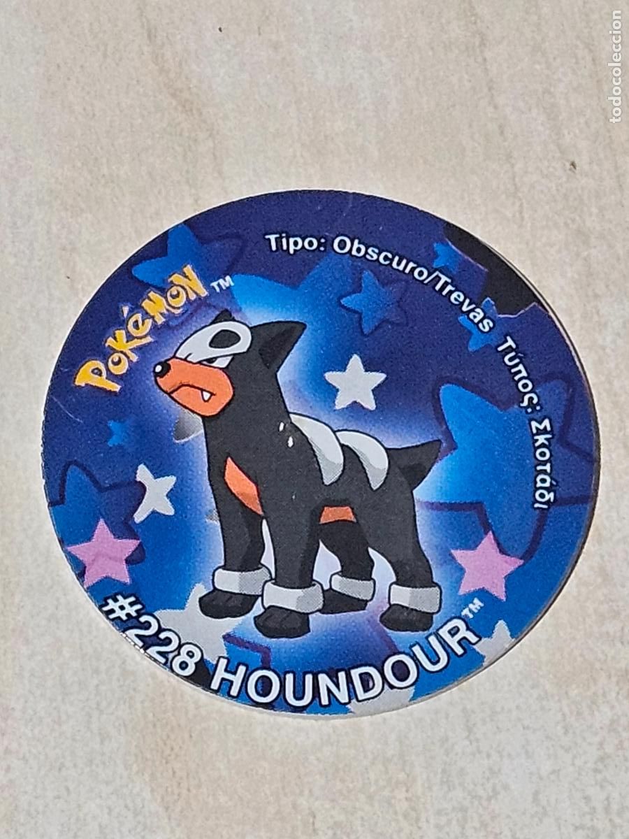 Coleccionismo cromos antiguos: TAZO 228 HOUNDOUR - POKEMON STICKER TAZOS -