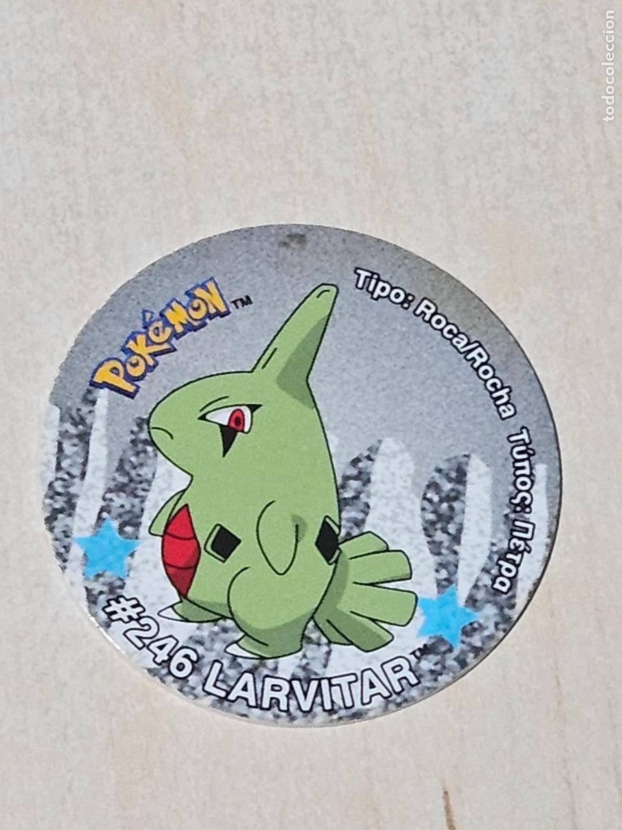 Coleccionismo cromos antiguos: TAZO 246 LARVITAR - POKEMON STICKER TAZOS -