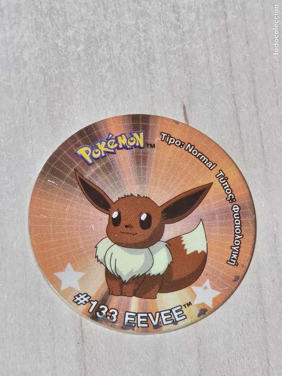 Coleccionismo cromos antiguos: TAZO 133 EEVEE - POKEMON STICKER TAZOS -