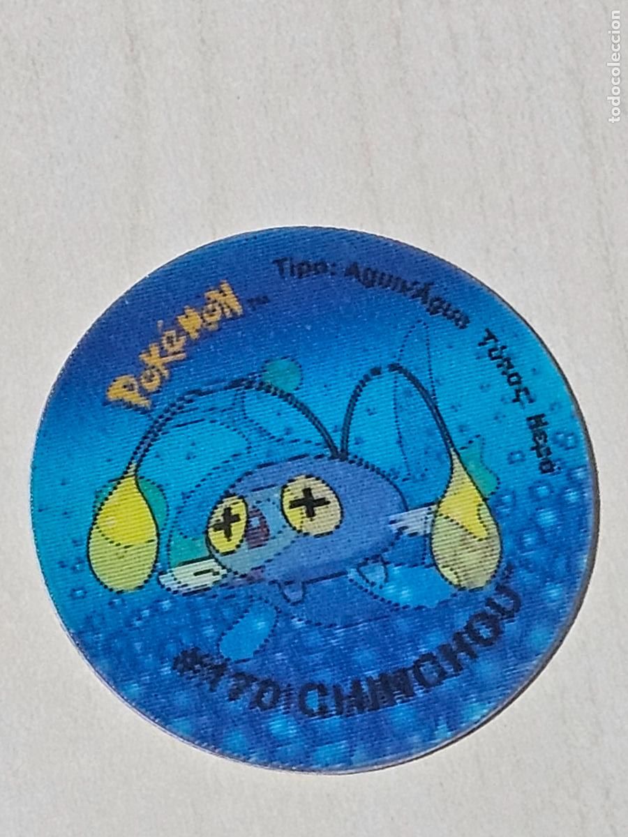 Collectable Antique Stickers: N&ordm; # 170 CHINCHOU / # 171 LANTURN - TAZO - POKEMON 3 - HOLOGRAFICO