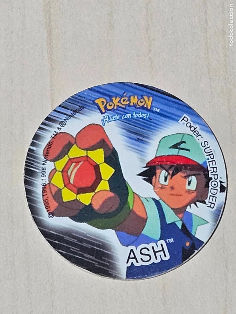 Coleccionismo cromos antiguos: TAZO POKEMON -- A&Ntilde;O 1998 -- MATUTANO - ESPA&Ntilde;A -- N&ordm; 51 ASH VENCE A TODOS