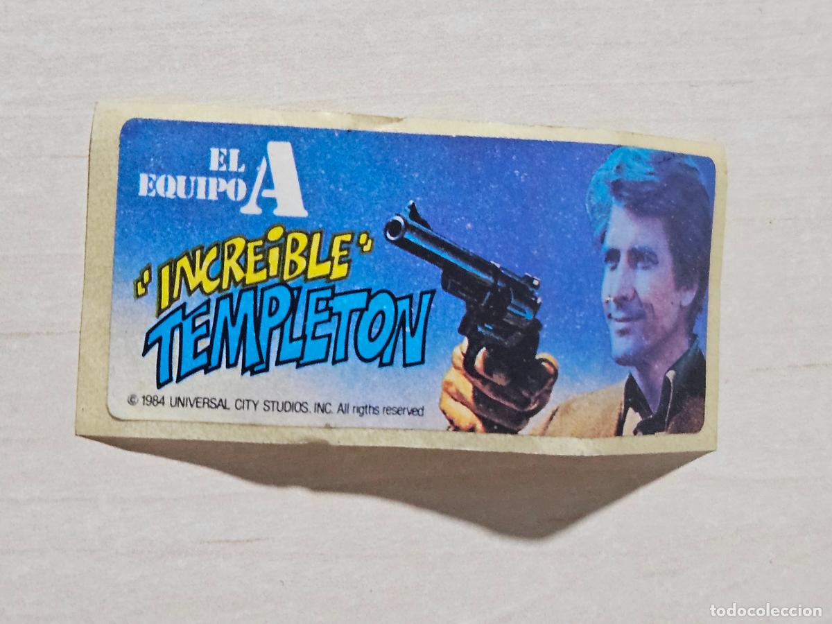 Coleccionismo cromos antiguos: CROMO ADHESIVO PEGATINA CHICLE EL EQUIPO A - NUEVA SIN PEGAR 1984