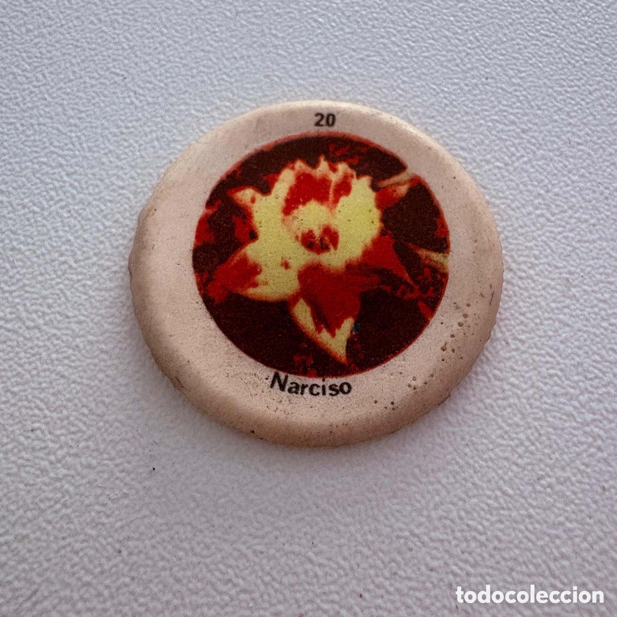 Coleccionismo cromos antiguos: cromo tapon del ALBUM COCA COLA UNA FLOR ES UN REFRESCO PARA LA VISTA N&ordm; 20 narciso