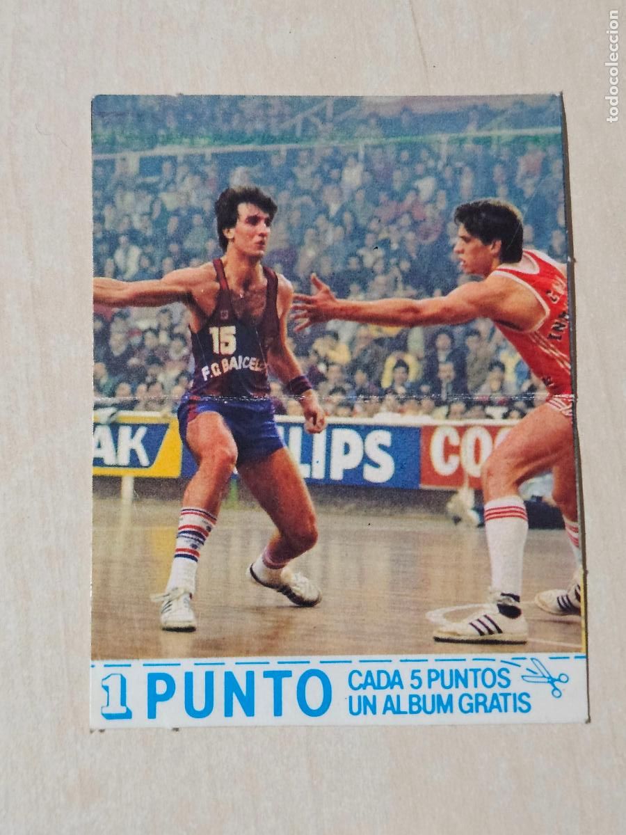 Coleccionismo cromos antiguos: N&ordm; 9 EPI - CROMO PEGATINA ADHESIVO PHOSKITOS - BALONCESTO EN ACCION - NUEVO SIN PEGAR